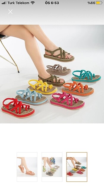 Zara Bayan ipli sandalet