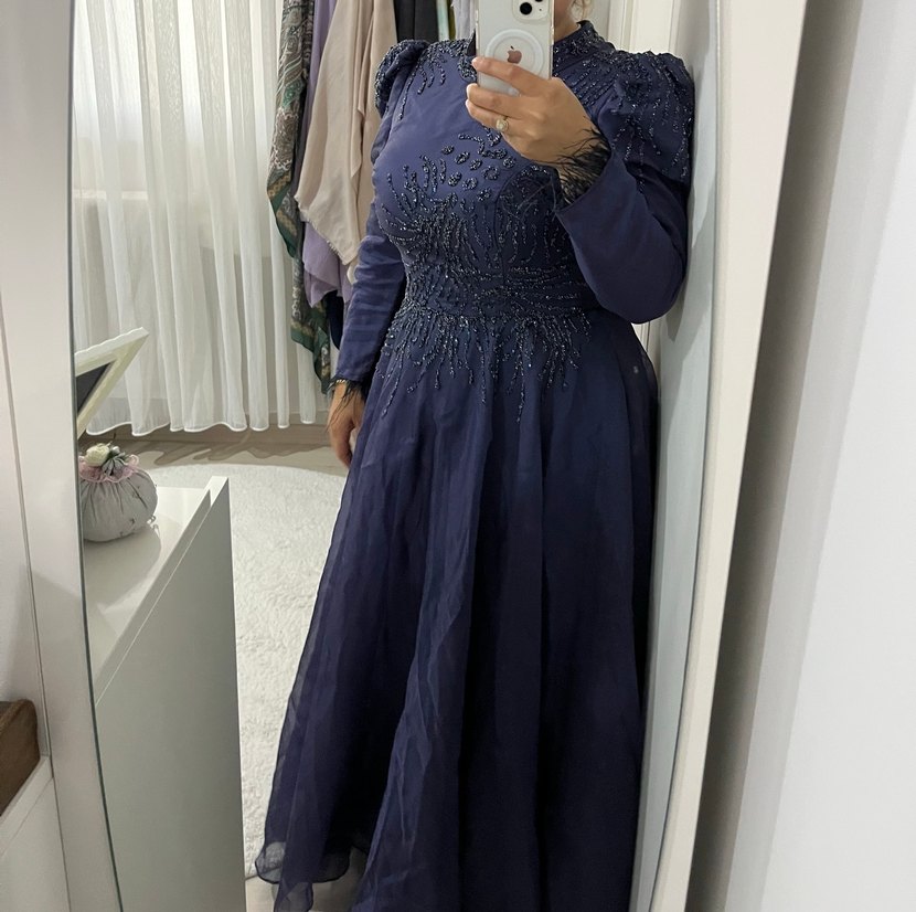 44beden prenses model tül kabarık elbise - Görsel 3