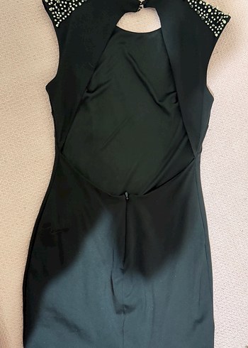 Siyah Mini elbise - Görsel 3