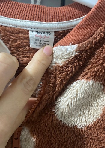 Defacto Peluş Ceket - Görsel 2