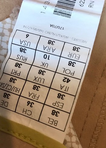 38 Beden Bej Kadın Pilili Kumaş Pantolon