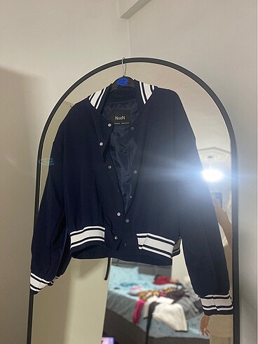 Lacivert mevsimlik bomber