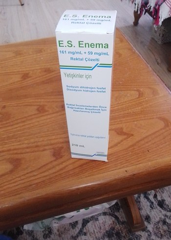 E.S. Enema 210 mL Rektal Çözelti