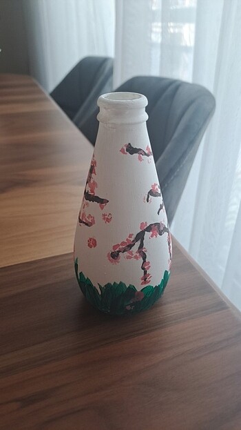 Diğer El yapımı Sakura Ağaçlı cam biblo/vazo