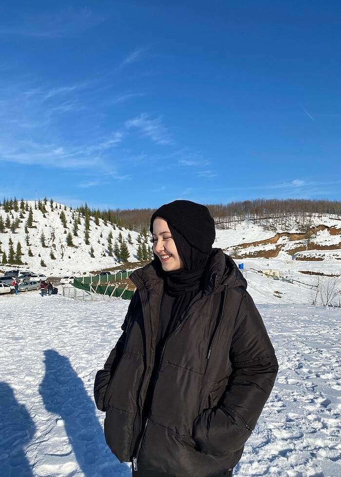 Siyah mont - Görsel 2