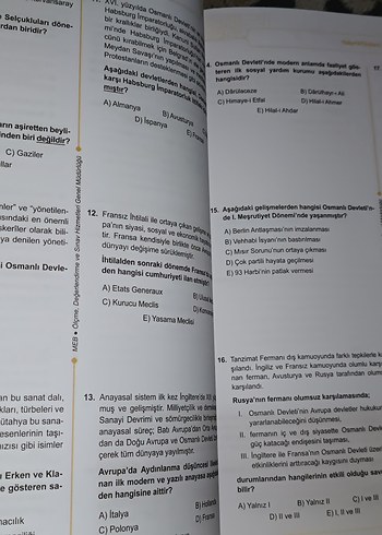 YKS'ye Yönelik Sözel Yeterlik Testleri Kitabı - Görsel 3