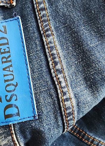 50 Beden mavi Renk Sıfır orijinal dsquared pantolon 