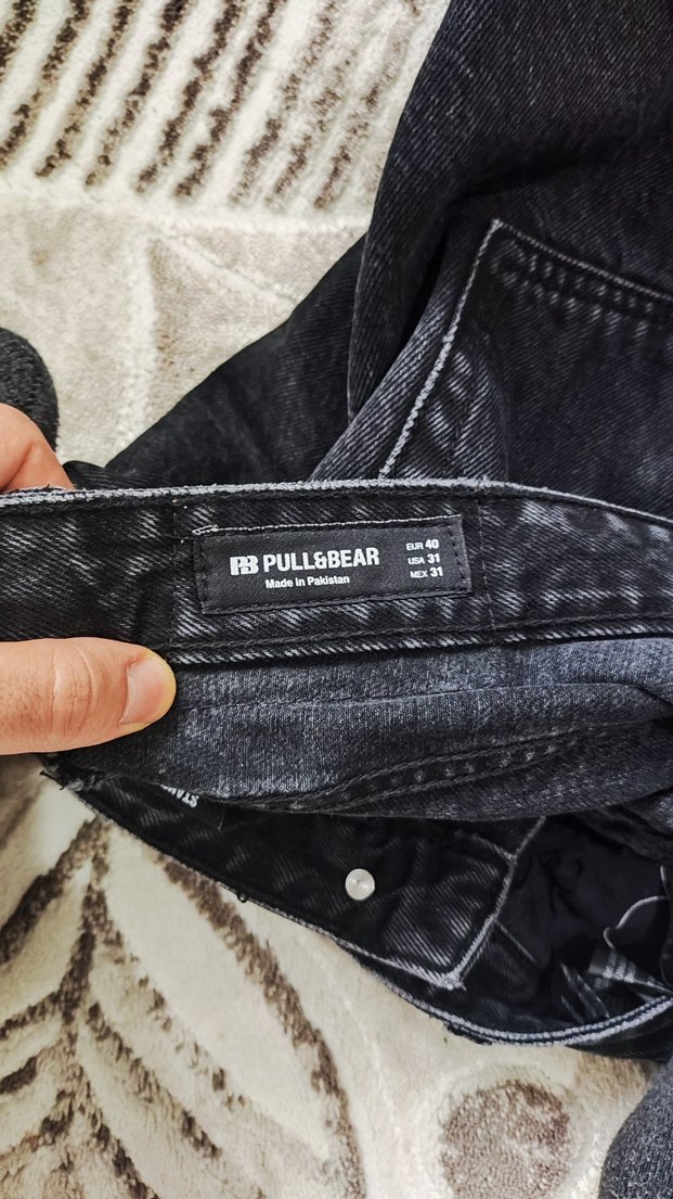 Pull&Bear siyah kot - Görsel 3