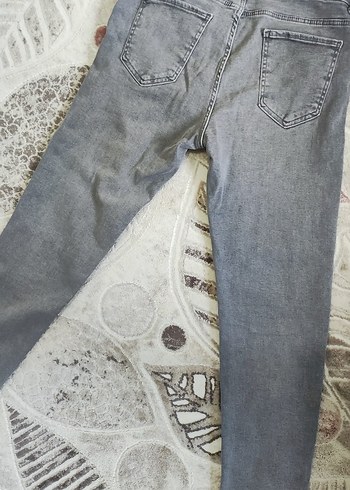 Gri Erkek Denim Pantolon Regular Fit - Görsel 2