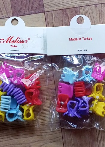 Renkli Elastik Melissa Çocuk Toka Seti