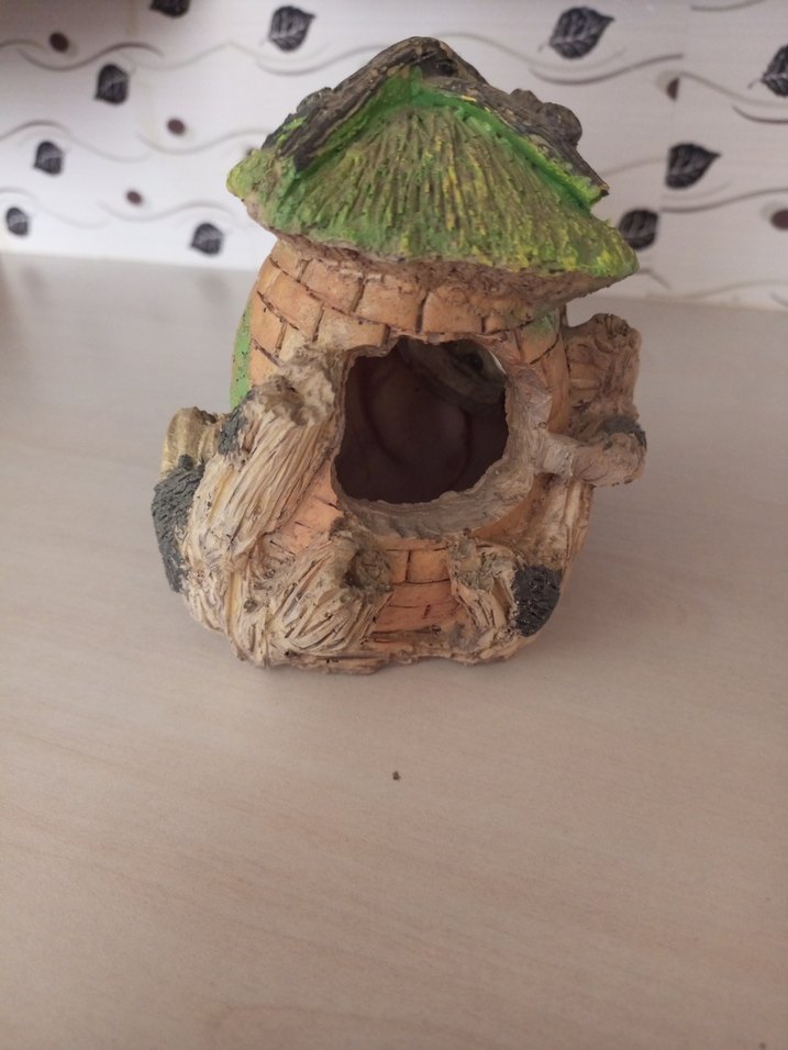 Yeşil Çatılı Dekoratif Minyatür Ev Figürü - Görsel 3