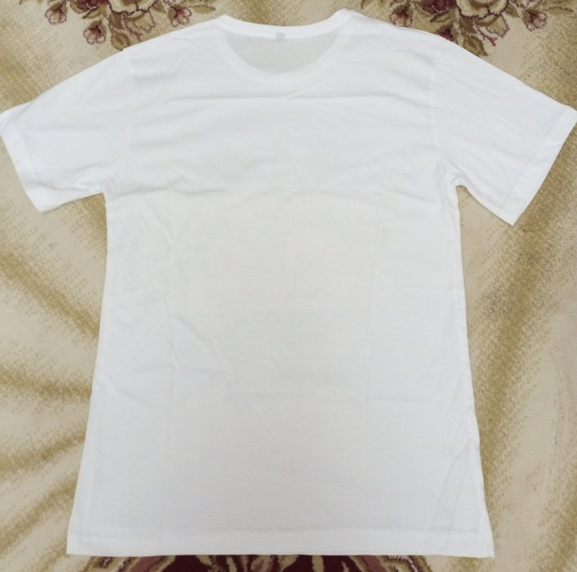 Beyaz Pamuklu 2025 Baskılı Erkek Tişört - Görsel 2