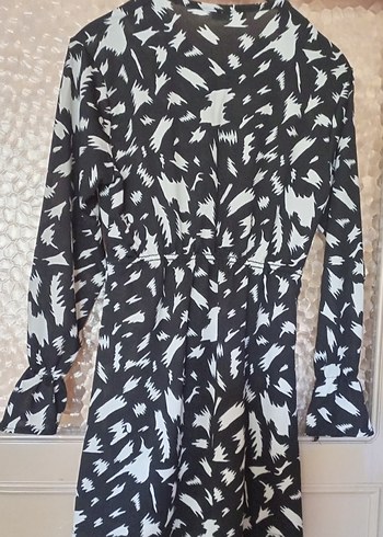 Diğer Zebra Desenli Uzun Kollu Hamile Tunik
