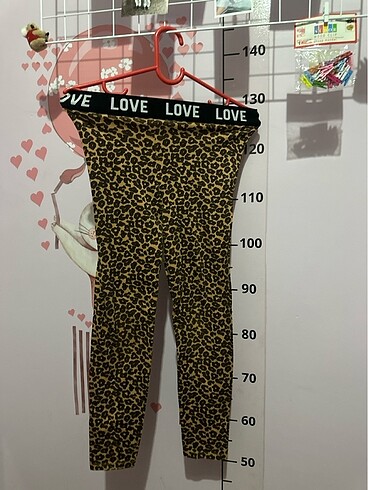 Zara Leopar desenli esnek tayt