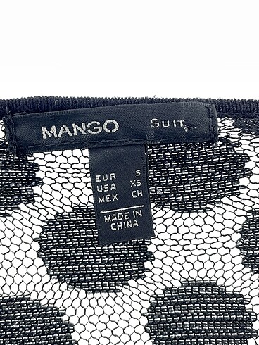 s Beden siyah Renk Mango Bluz %70 İndirimli.