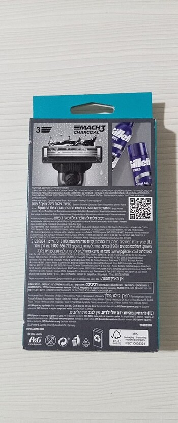 Gilette Mach3 Charcoal - Görsel 2
