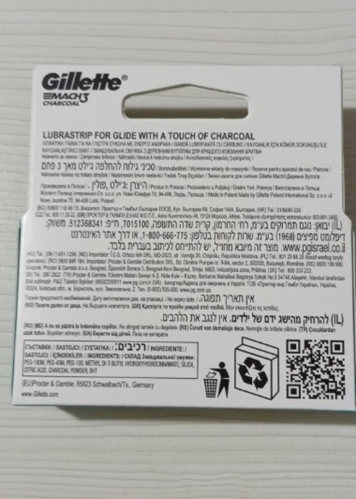 Gillette Mach3 CHARCOAL - Görsel 2