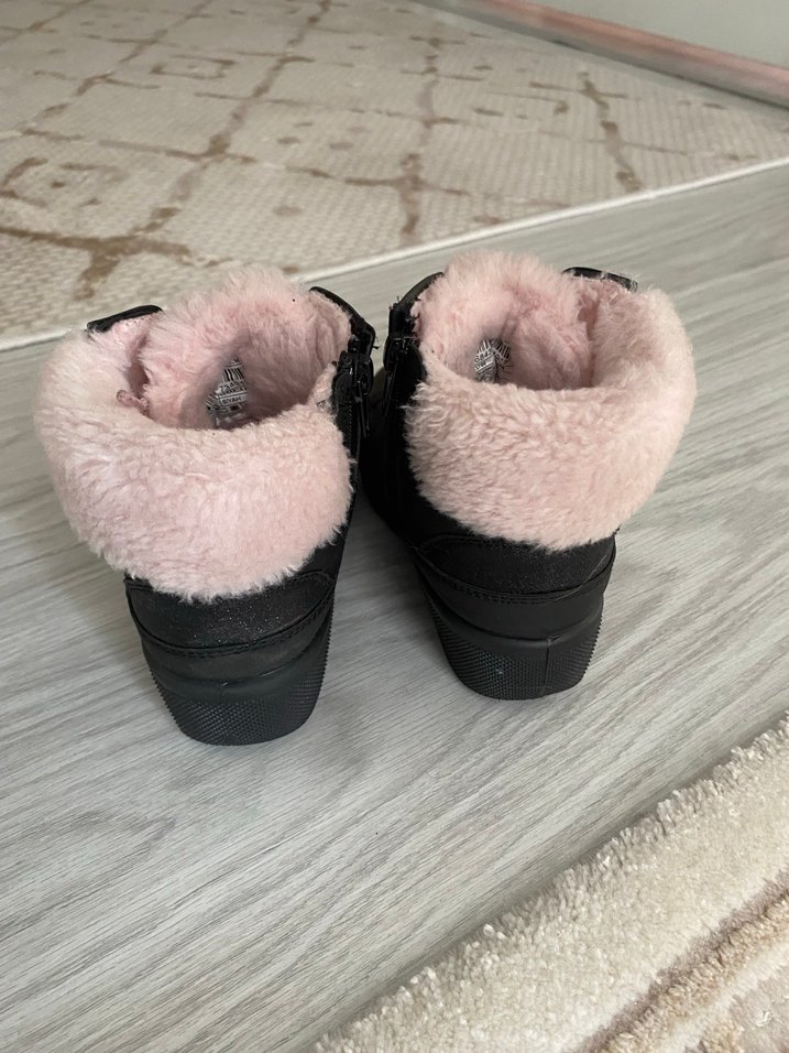 Kinetix Pembe Kürklü Nakışlı Kız Botu - Görsel 4