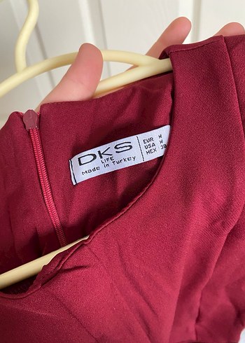 Bordo Kemerli Uzun Kadın Abiye Elbise - Görsel 2