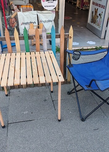 Beden 60x60 katlanır ahşap kamp masası