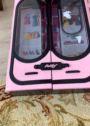 Pembe Çocuk Gardırop Oyuncak - Görsel 6