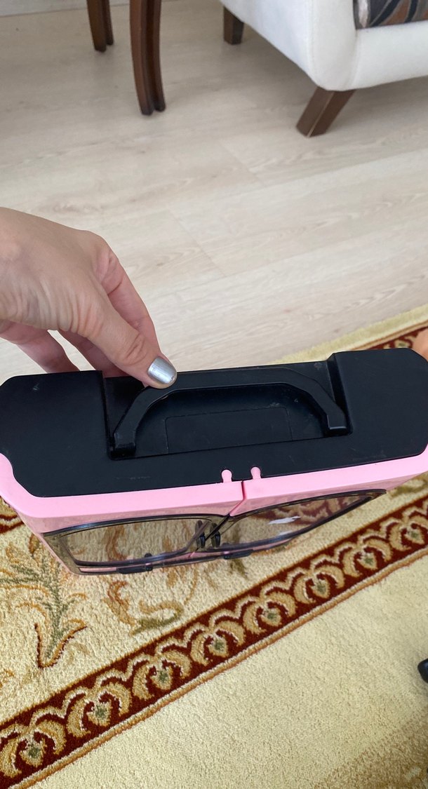 Pembe Çocuk Gardırop Oyuncak - Görsel 5