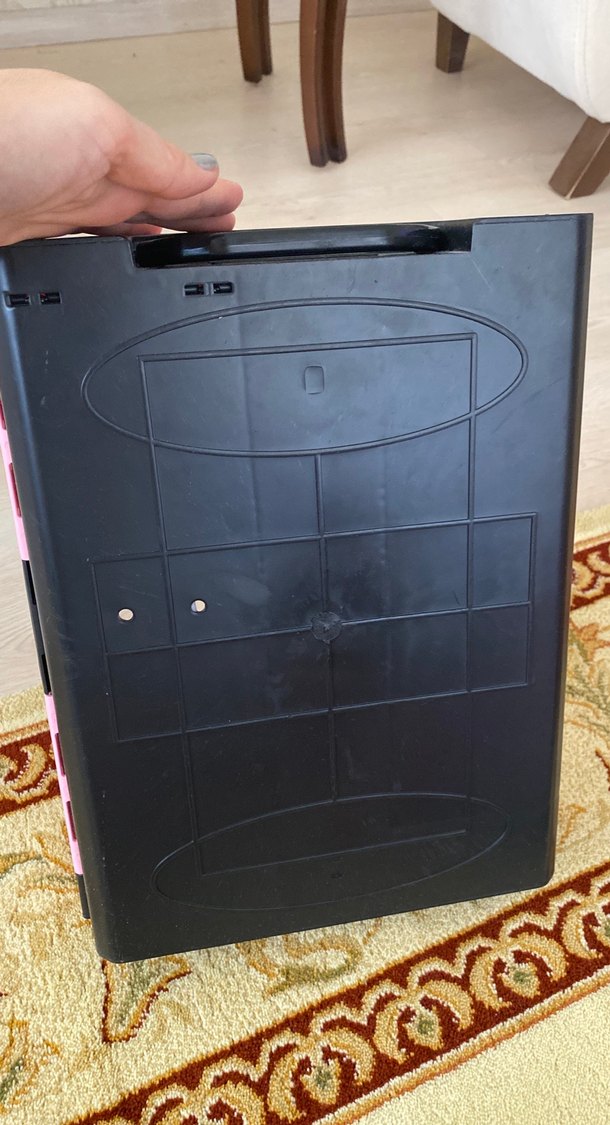 Pembe Çocuk Gardırop Oyuncak - Görsel 3