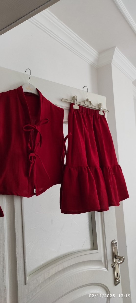 Kız Çocuk müslin takım - Görsel 2