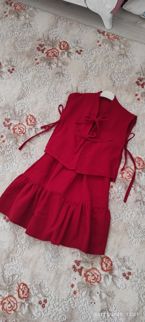 Kız Çocuk müslin takım - Görsel 3