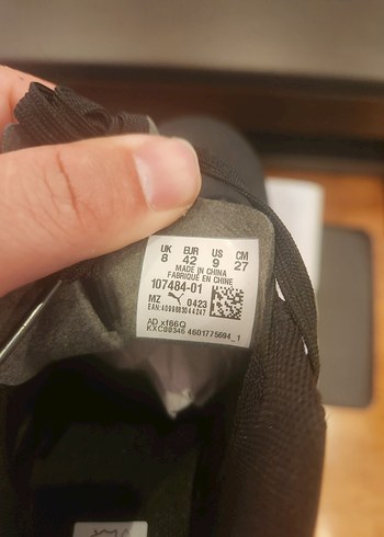 Puma Siyah erkek halı saha 42 numara - Görsel 6