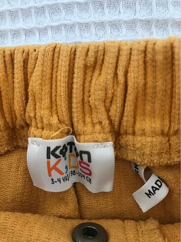 Koton Kids Kadife etek