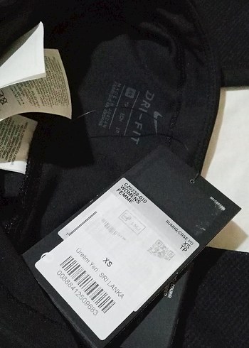 Siyah Nike Marka DRI-FIT Orjinal Sıfır Esnek Kadın Spor Tayt - Görsel 5