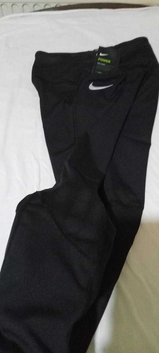 Siyah Nike Marka DRI-FIT Orjinal Sıfır Esnek Kadın Spor Tayt - Görsel 4