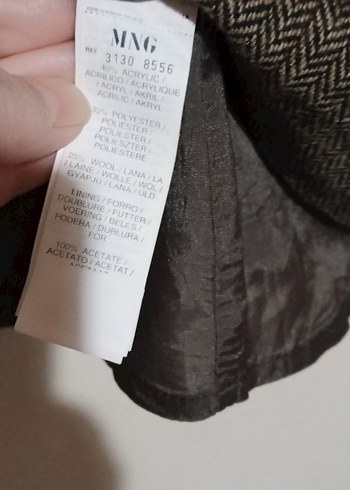 Orjinal MNG Marka Kahverengi Yün Midi Kadın Etek - Görsel 6