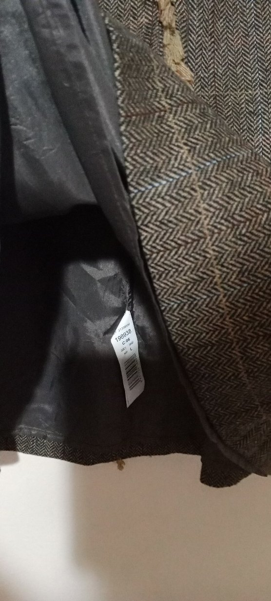 Orjinal MNG Marka Kahverengi Yün Midi Kadın Etek - Görsel 5