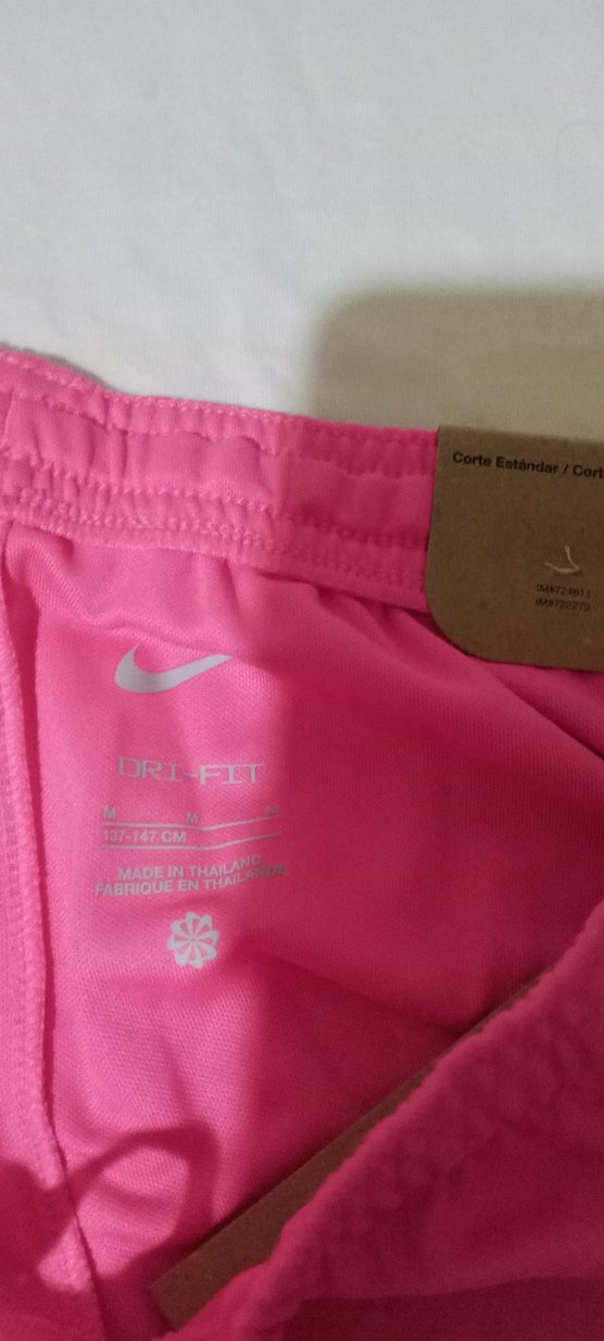 Nike DRI-FIT Orjinal Sıfır etiketli Kids Pembe Baskılı Şort - Görsel 4