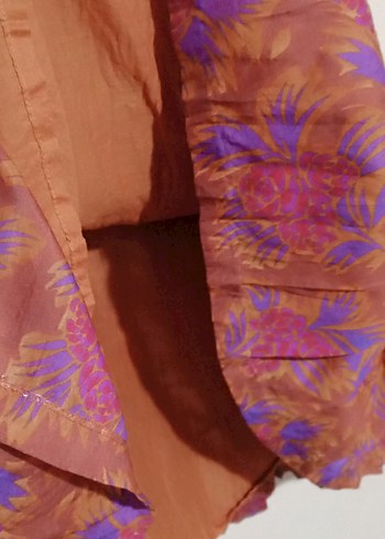 Orjinal MNG Marka Renkli Pilili Bohem Uzun Kadın Etek - Görsel 3