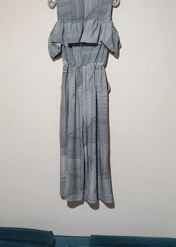 Golden Apple Çizgili Kadın Tulum - Görsel 2