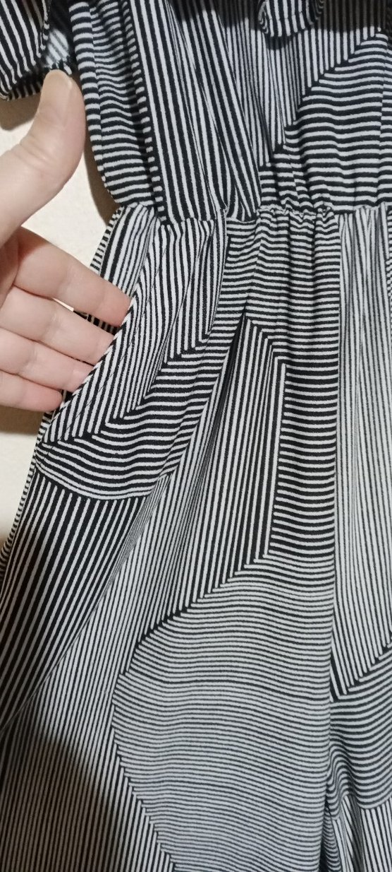 Golden Apple Çizgili Kadın Tulum - Görsel 3