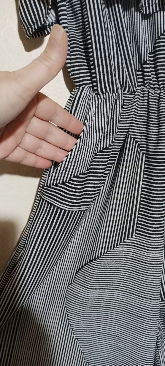 Golden Apple Çizgili Kadın Tulum - Görsel 5