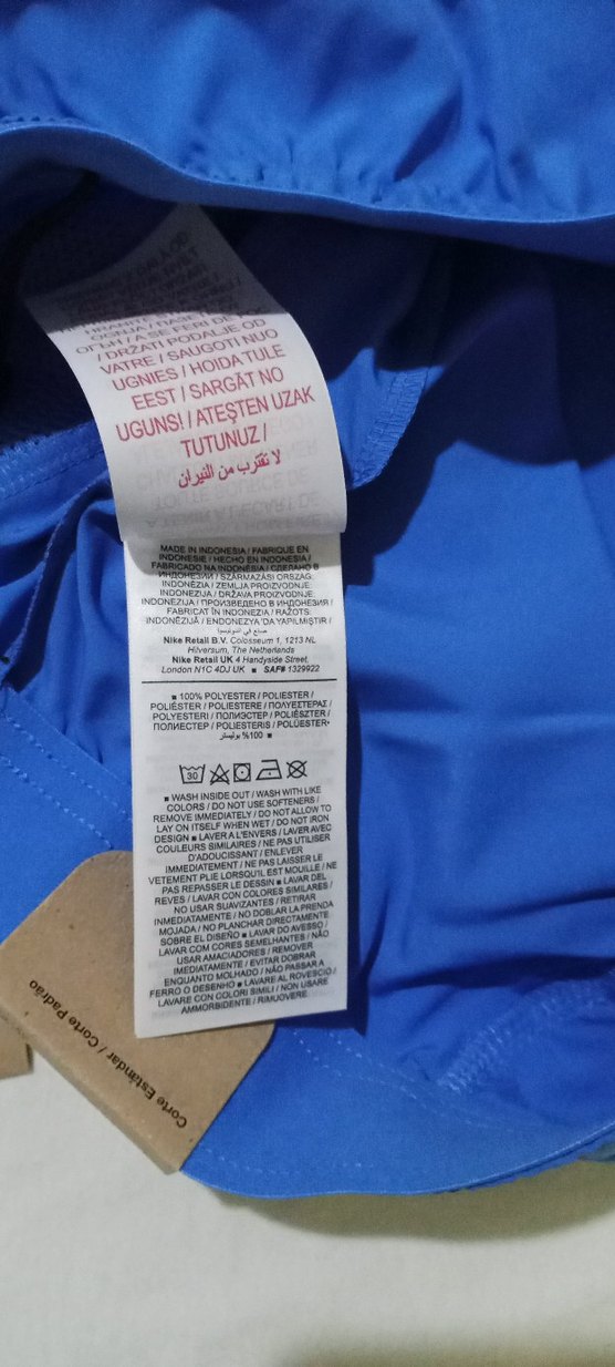 Orjinal Nike Marka DRI-FIT Enfant Şort  Etiketli Mavi Kids XL - Görsel 3