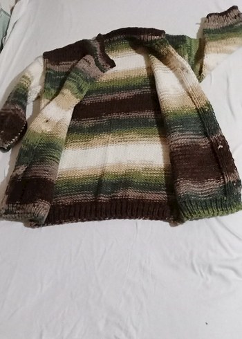 Erkek Çocuk Uzun Kollu El Örgüsü Hırka - Görsel 3