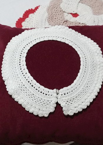 Tığ işi örnekli yaka modelleri - Görsel 2