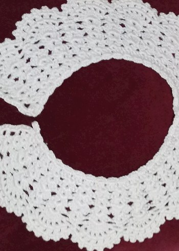 Tığ işi örnekli yaka modelleri - Görsel 4