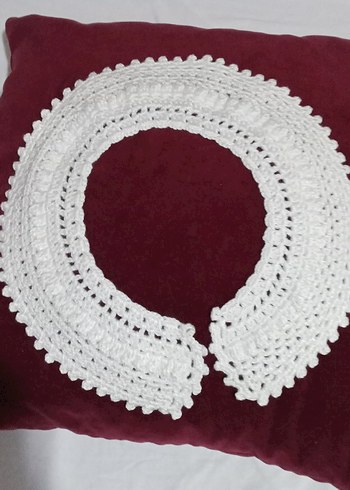 Tığ işi örnekli yaka modelleri - Görsel 7