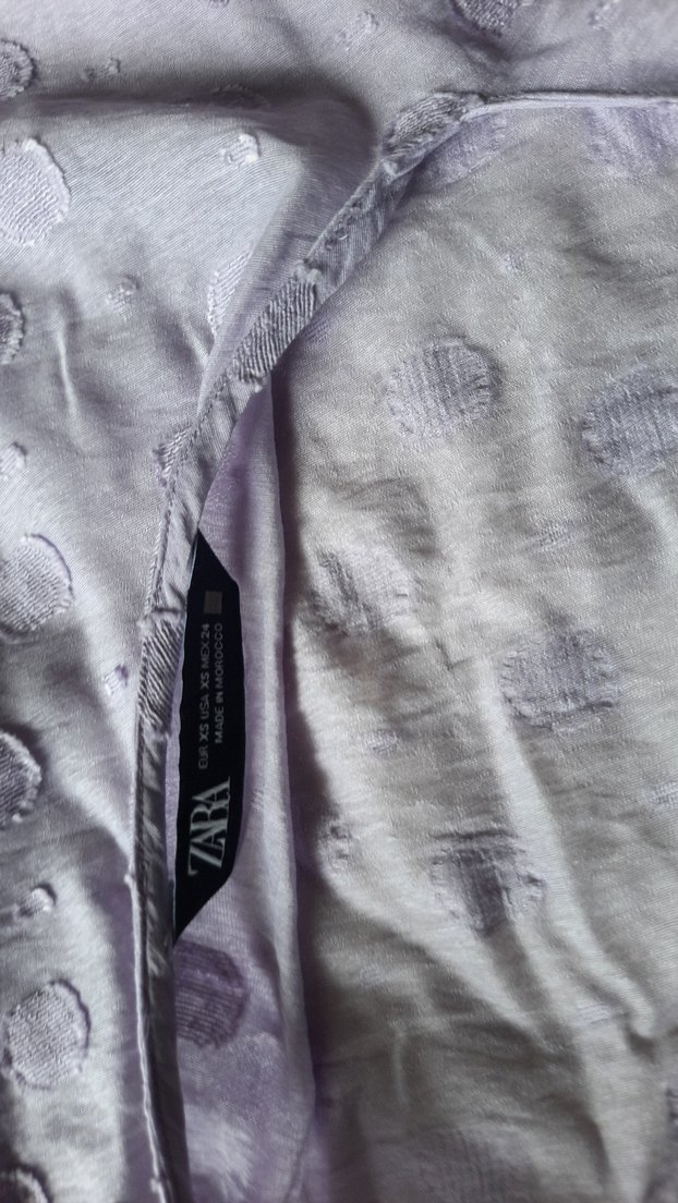 Lila Keten V Yaka Salaş Bluz - Görsel 4