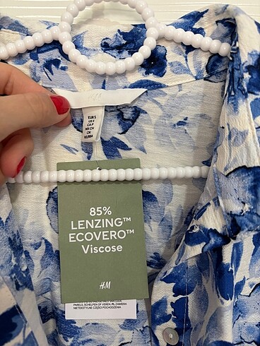 s Beden mavi Renk H&M elbise