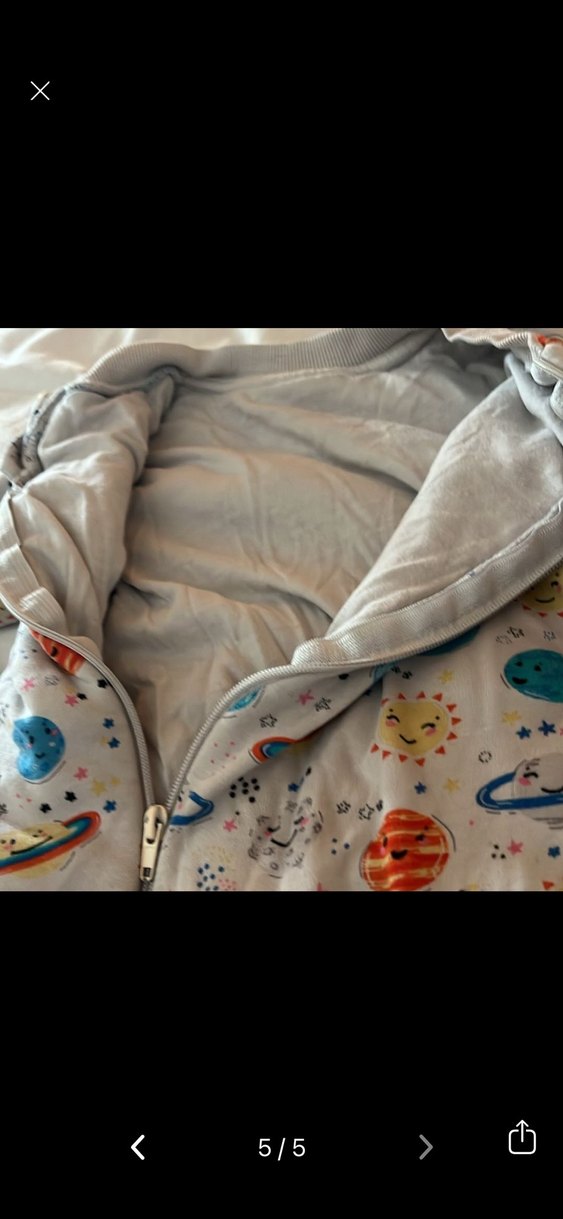 Renkli Desenli Bebek uyku Tulumu - Görsel 4