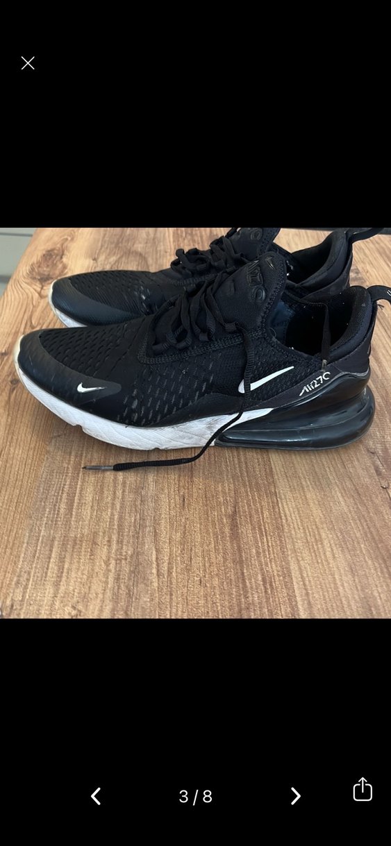 Siyah Bağcıklı Spor Ayakkabı - Görsel 2