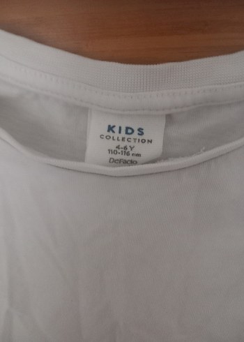 Kız Çocuk Beyaz Uzun Kollu Tişört - Görsel 2